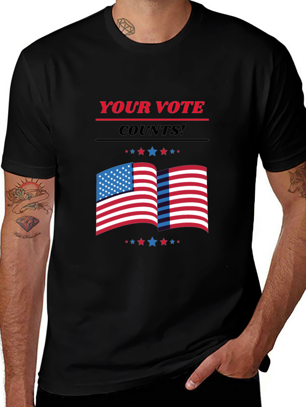 Your Vote Counts Graphic Tee