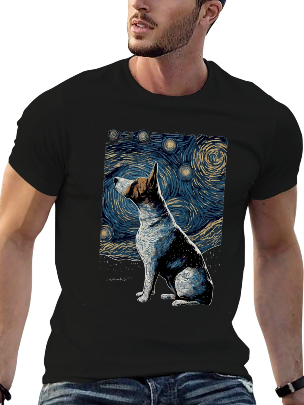 Starry Dog Night T-Shirt