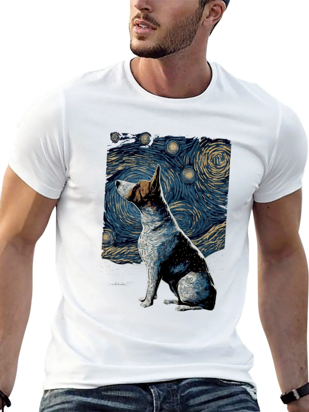 Starry Dog Night T-Shirt