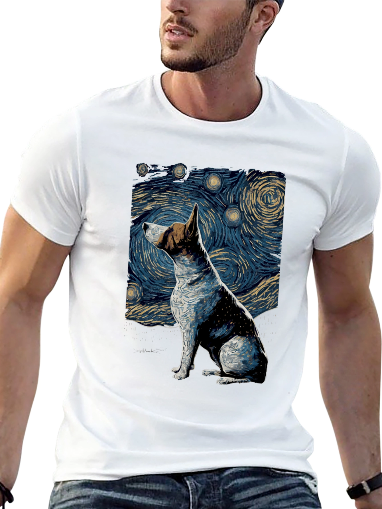 Starry Dog Night T-Shirt