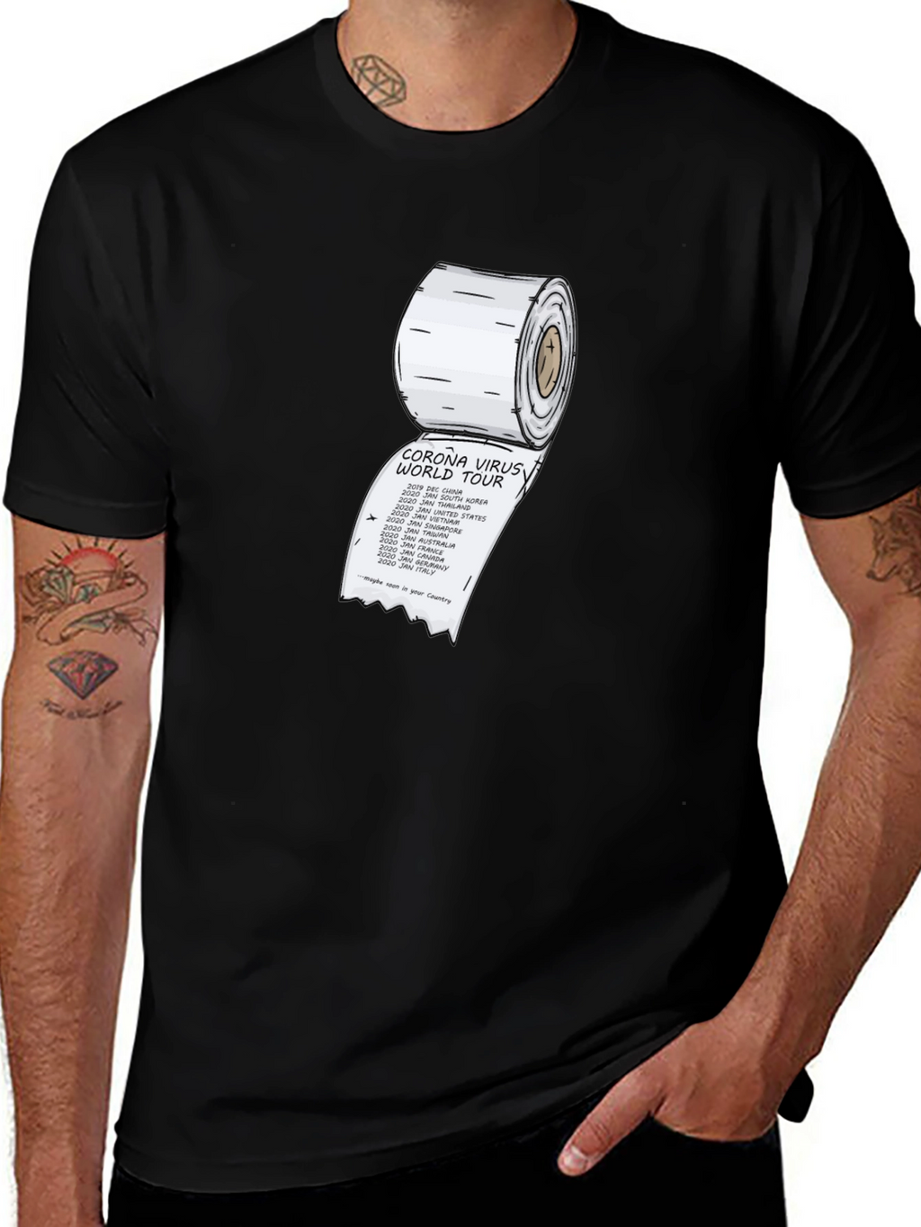 Corona Virus World Tour T-Shirt