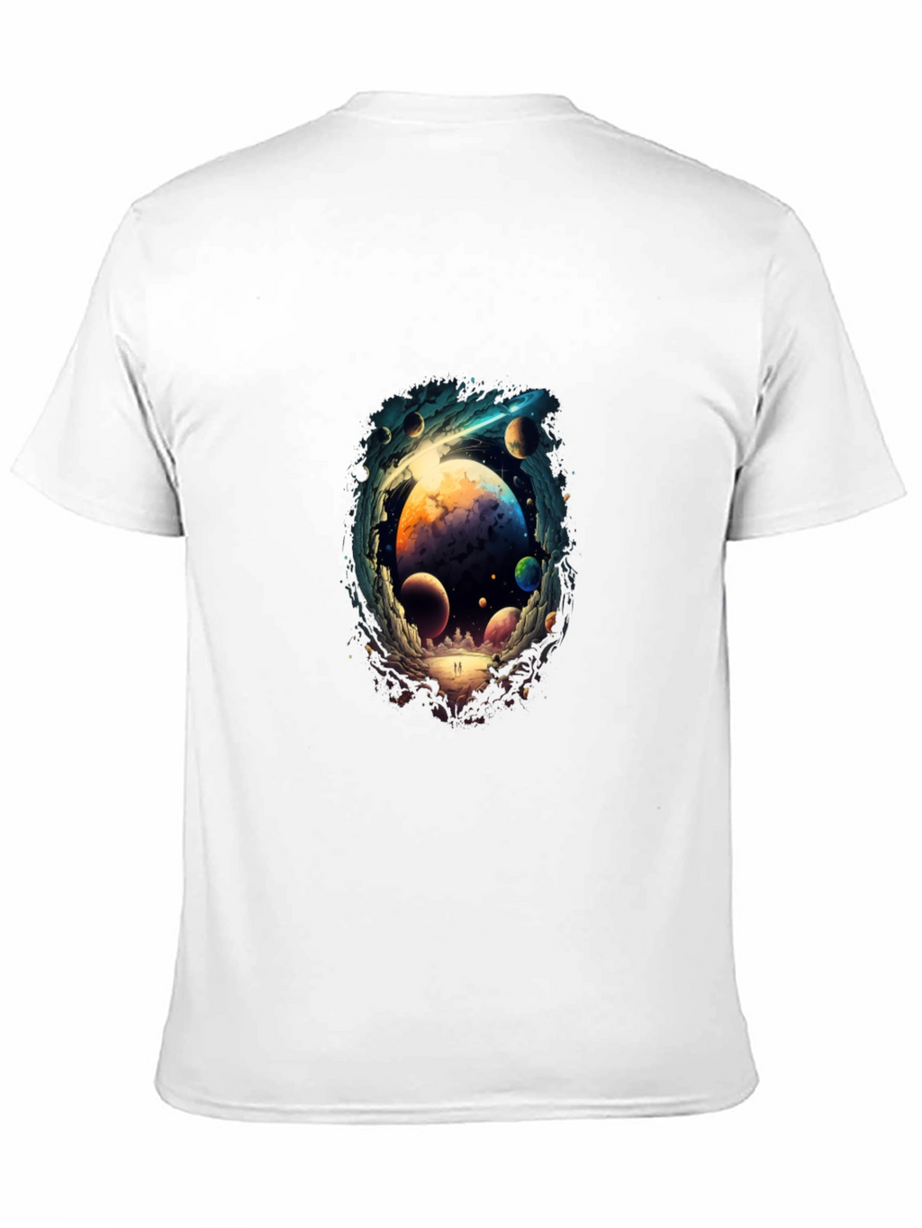 Cosmic Dreamscape T-Shirt - Black