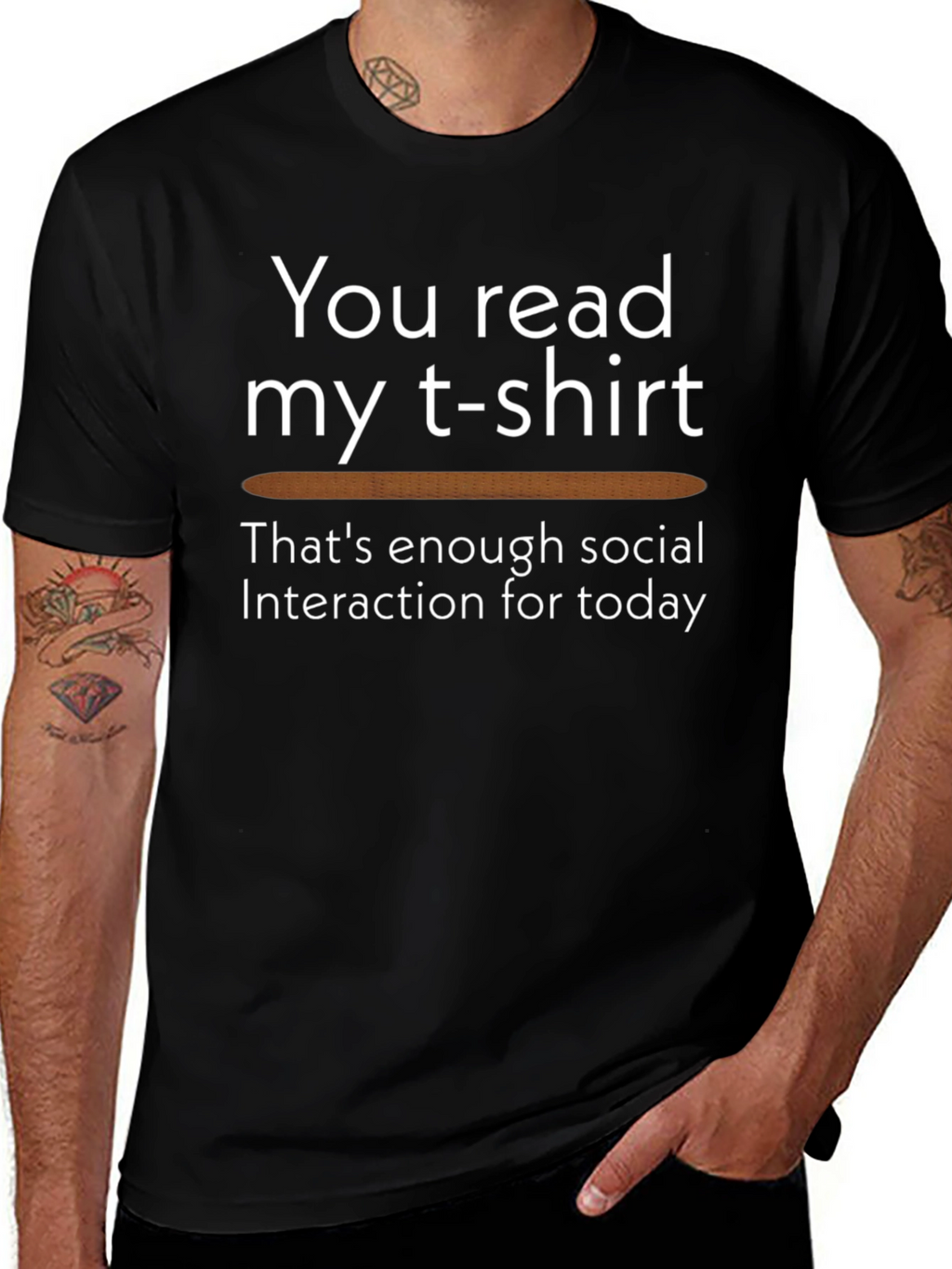 Humorous Graphic Tee - You Read My T-Shirt