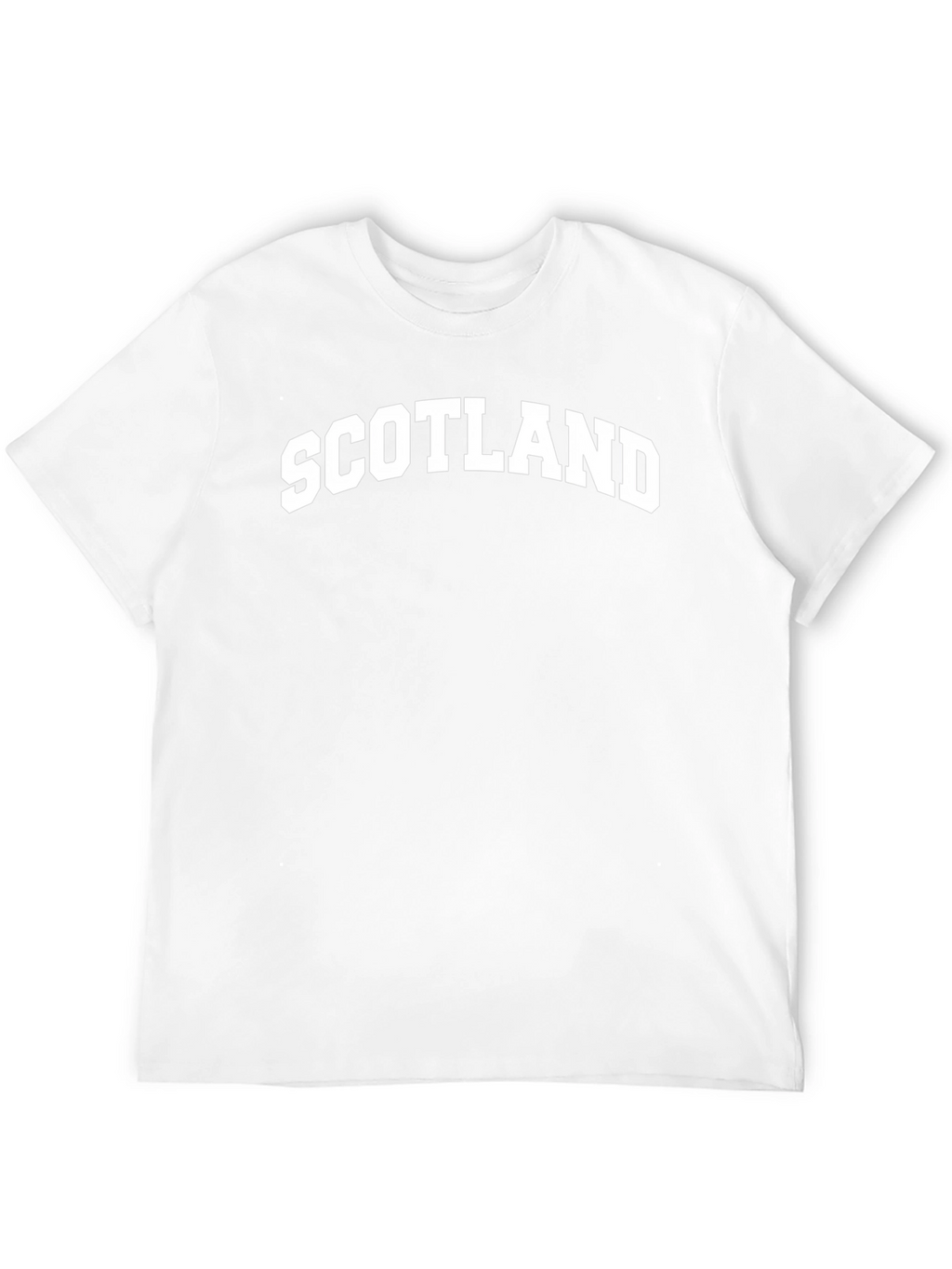 Scotland Graphic Print Mens Black T-Shirt