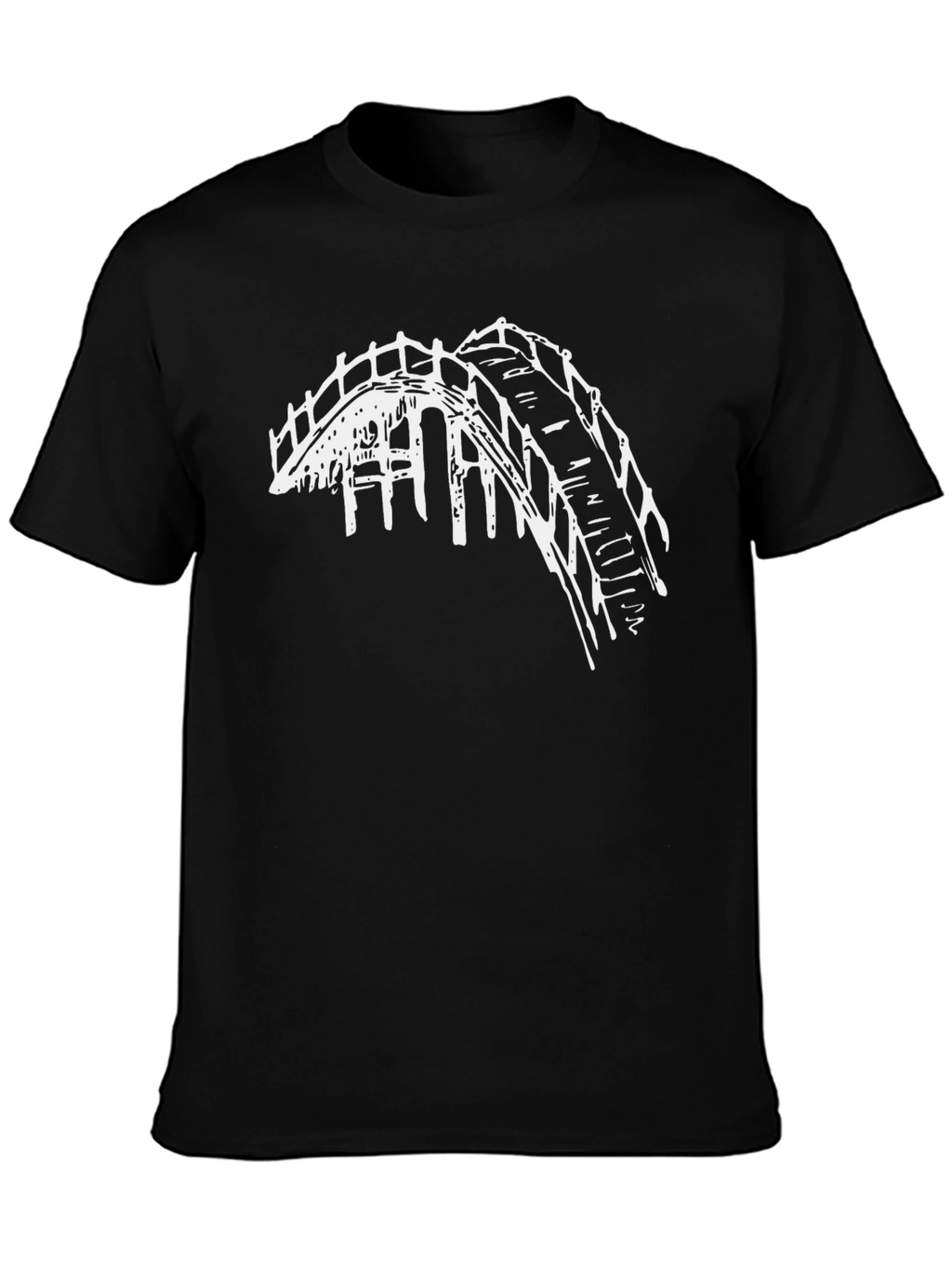 Architectural Bridge Graphic Tee - Black