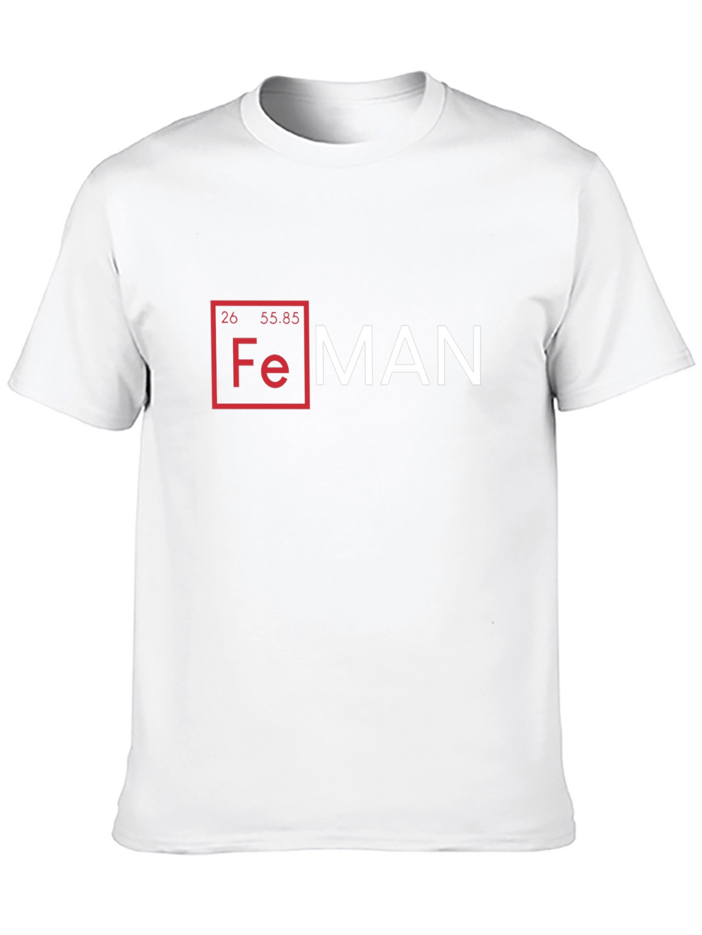 Fe Man T-Shirt: Iron Man Inspired Chemistry Tee
