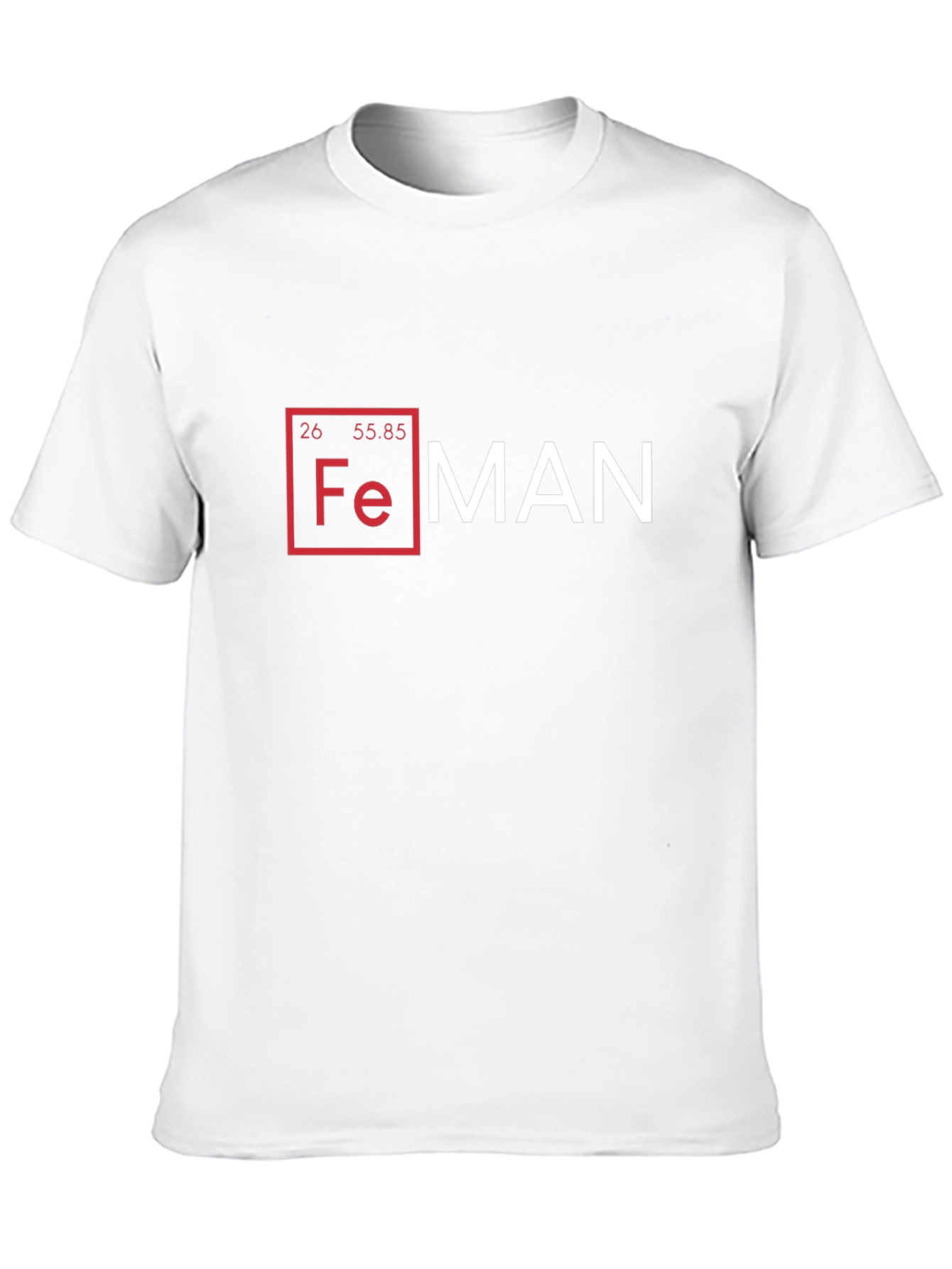 Fe Man T-Shirt: Iron Man Inspired Chemistry Tee