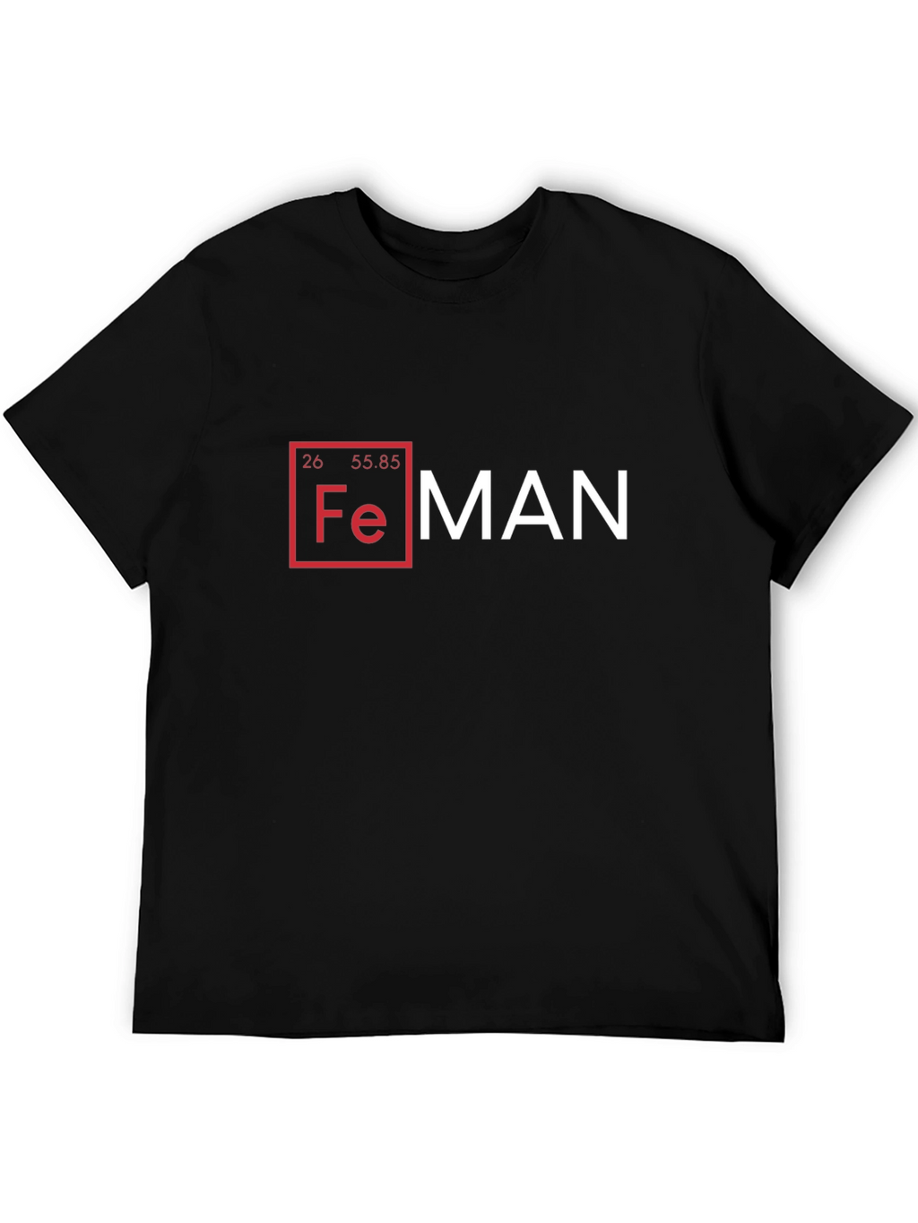Fe Man T-Shirt: Iron Man Inspired Chemistry Tee