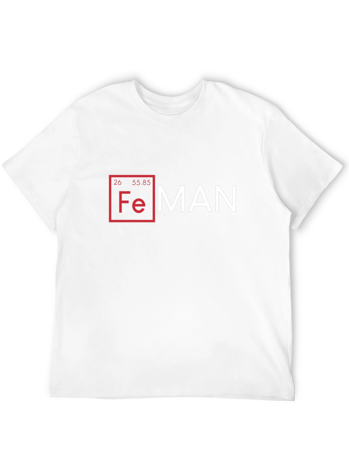 Fe Man T-Shirt: Iron Man Inspired Chemistry Tee