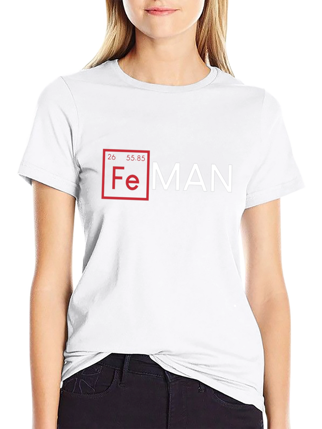 Fe Man T-Shirt: Iron Man Inspired Chemistry Tee