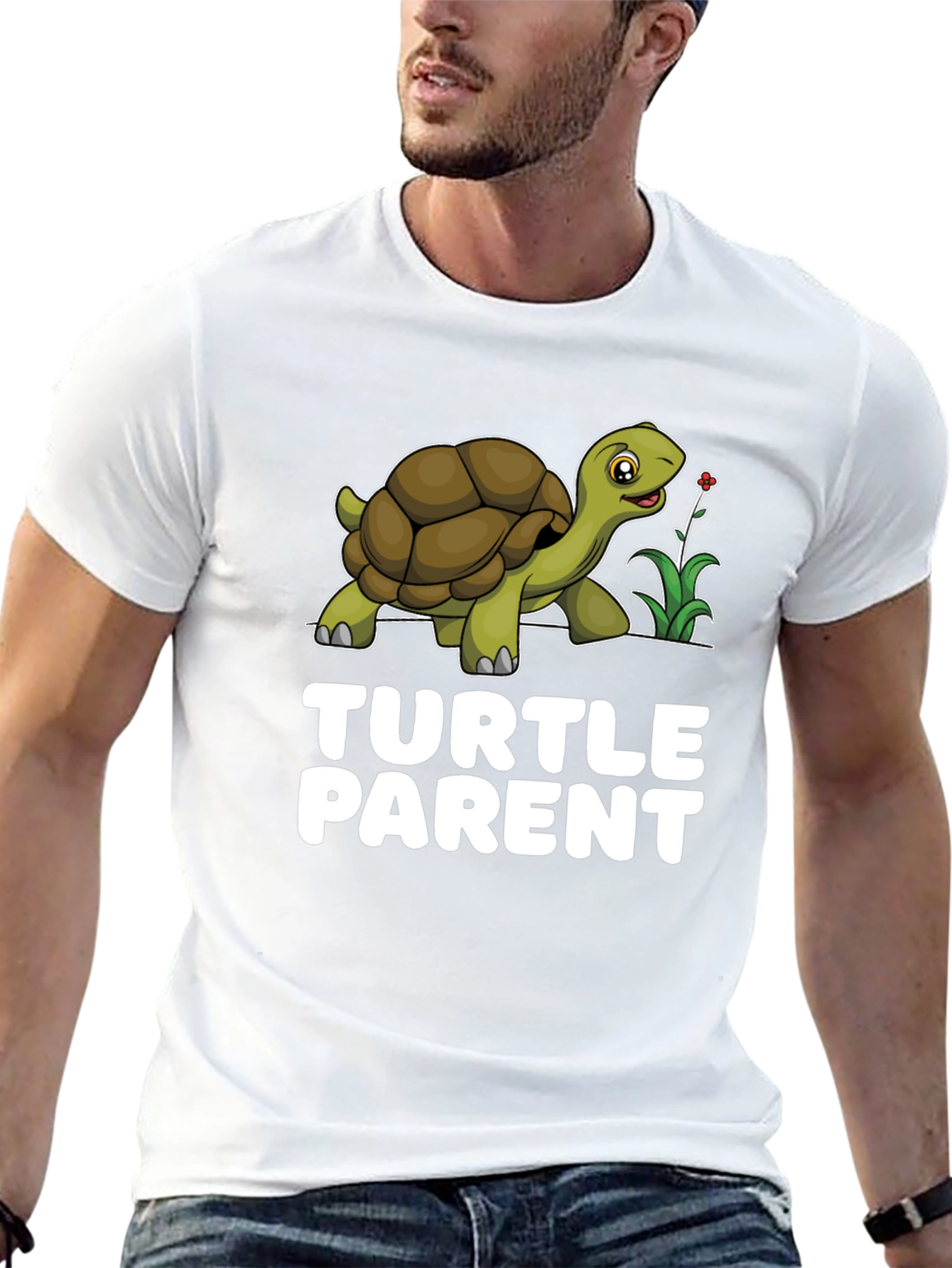 Turtle Parent Graphic T-Shirt