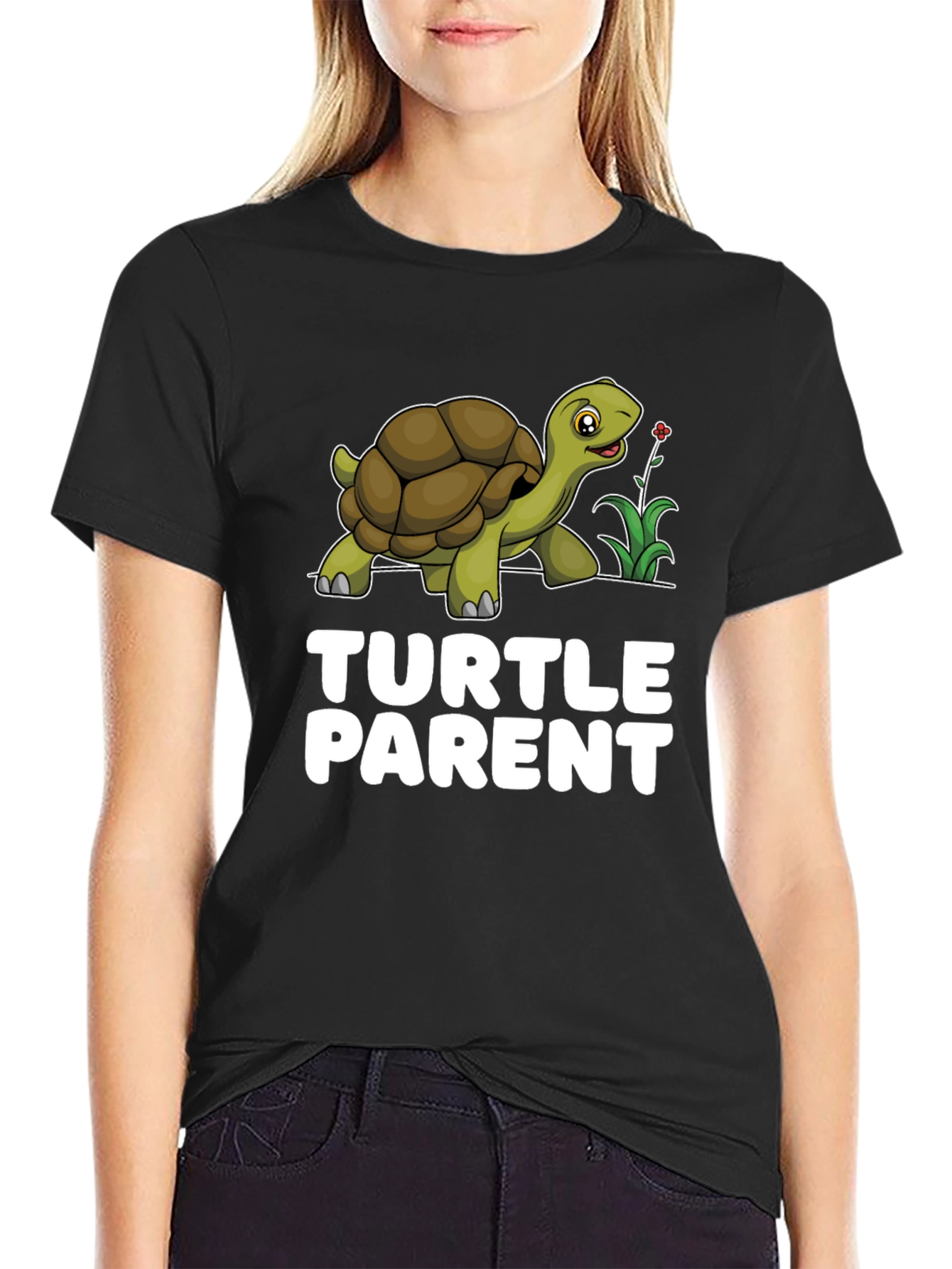 Turtle Parent Graphic T-Shirt