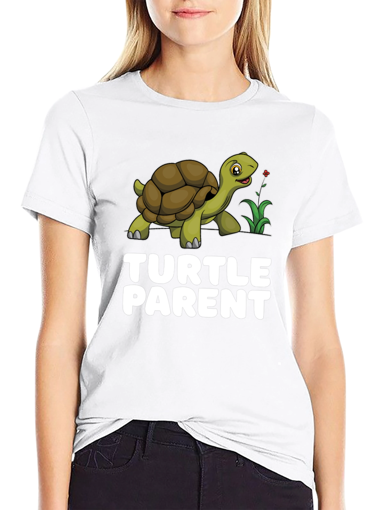 Turtle Parent Graphic T-Shirt
