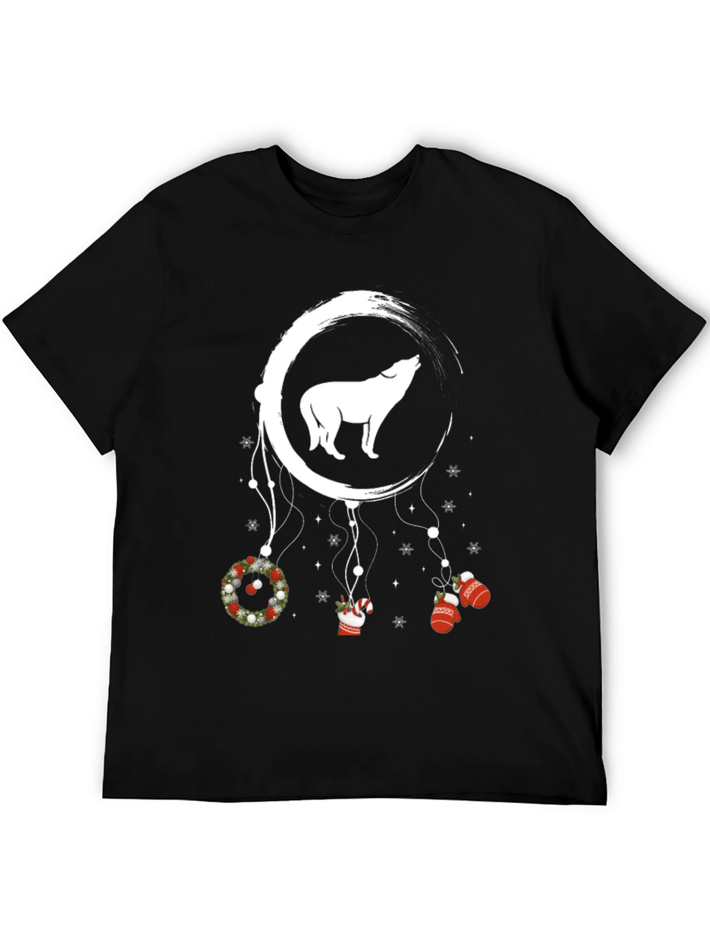Wolf Christmas Dreamcatcher T-Shirt