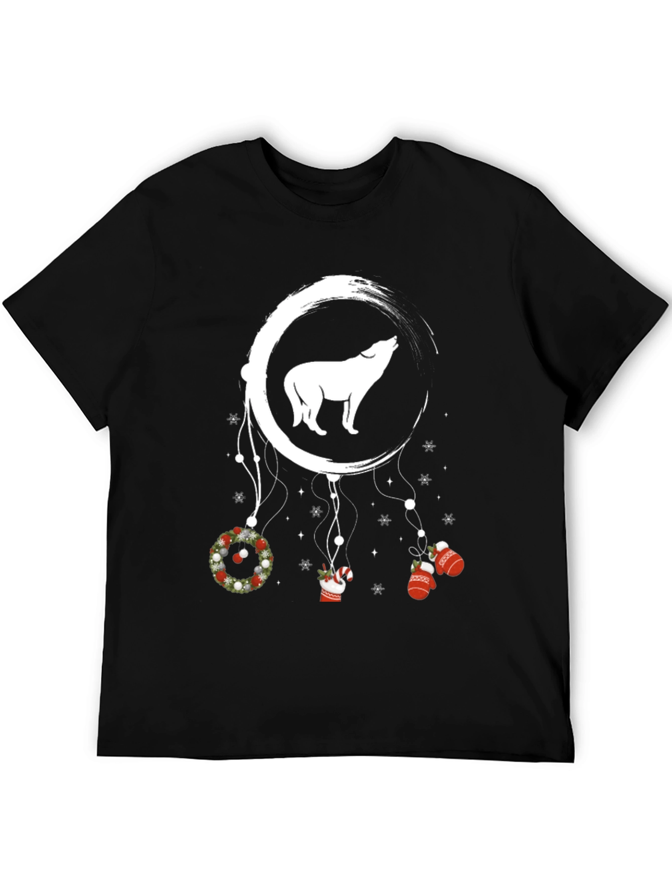 Wolf Christmas Dreamcatcher T-Shirt