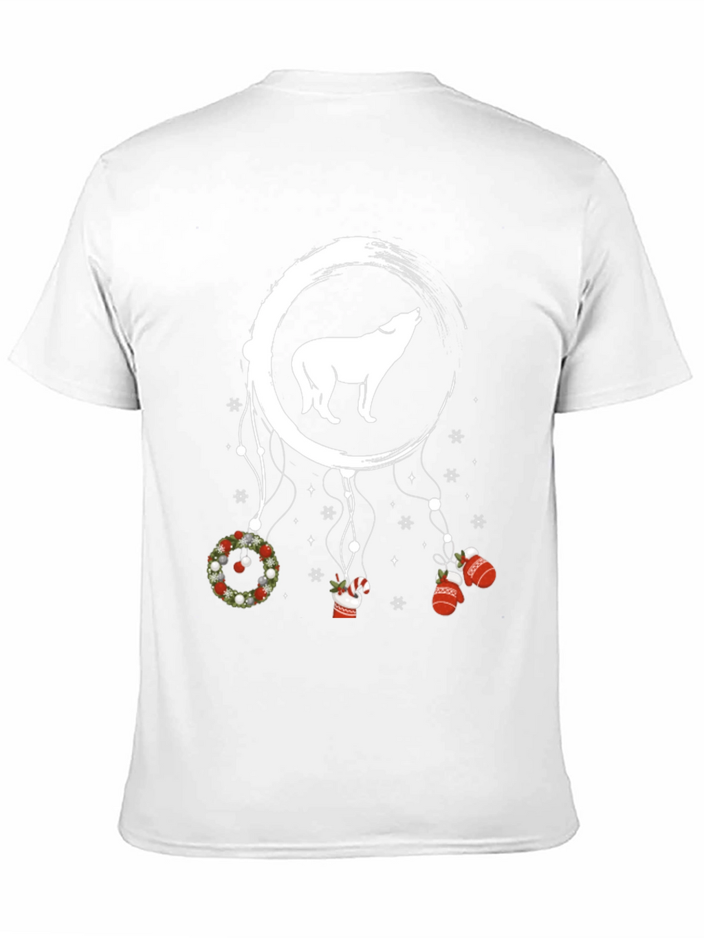 Wolf Christmas Dreamcatcher T-Shirt