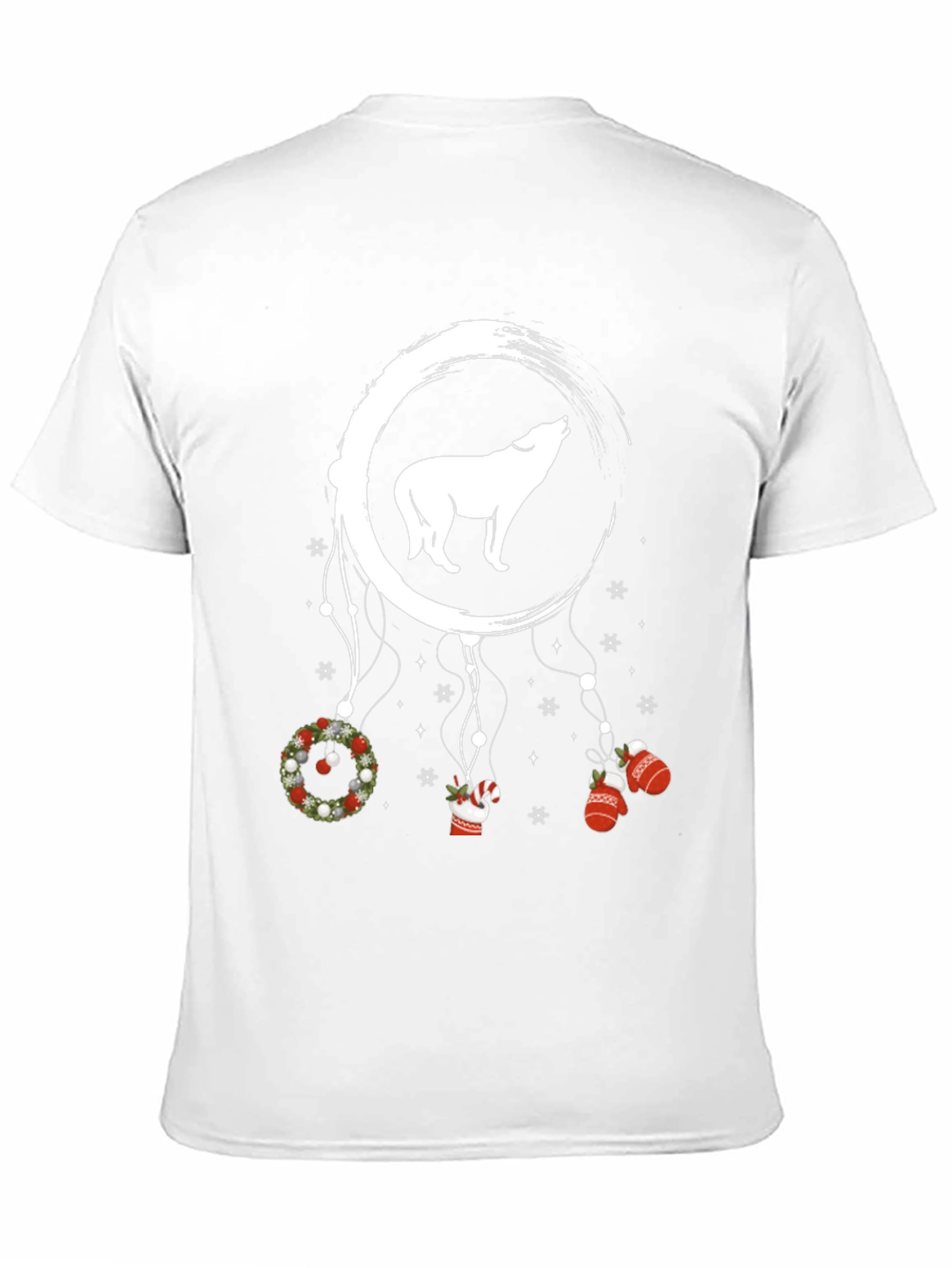 Wolf Christmas Dreamcatcher T-Shirt