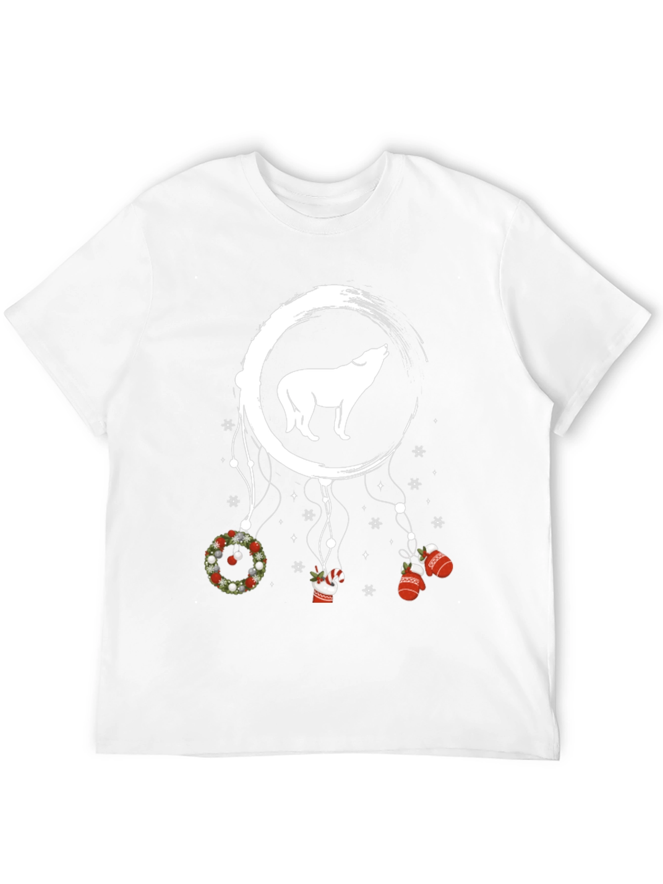 Wolf Christmas Dreamcatcher T-Shirt