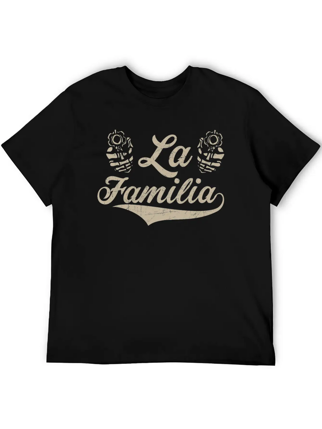 LA FAMILIA Unisex Short Sleeve Soft Cotton T-Shirt – Casual Everyday Wear