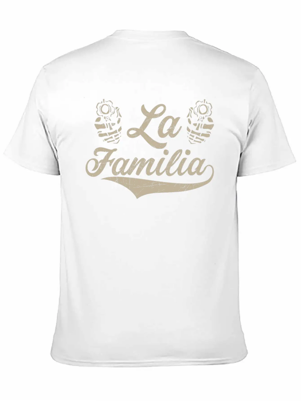 LA FAMILIA Unisex Short Sleeve Soft Cotton T-Shirt – Casual Everyday Wear