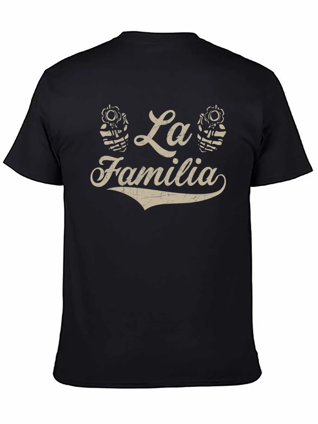 LA FAMILIA Unisex Short Sleeve Soft Cotton T-Shirt – Casual Everyday Wear