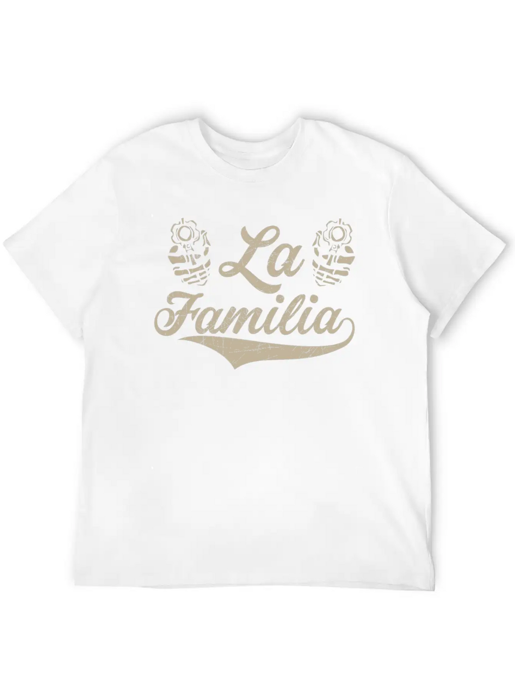 LA FAMILIA Unisex Short Sleeve Soft Cotton T-Shirt – Casual Everyday Wear