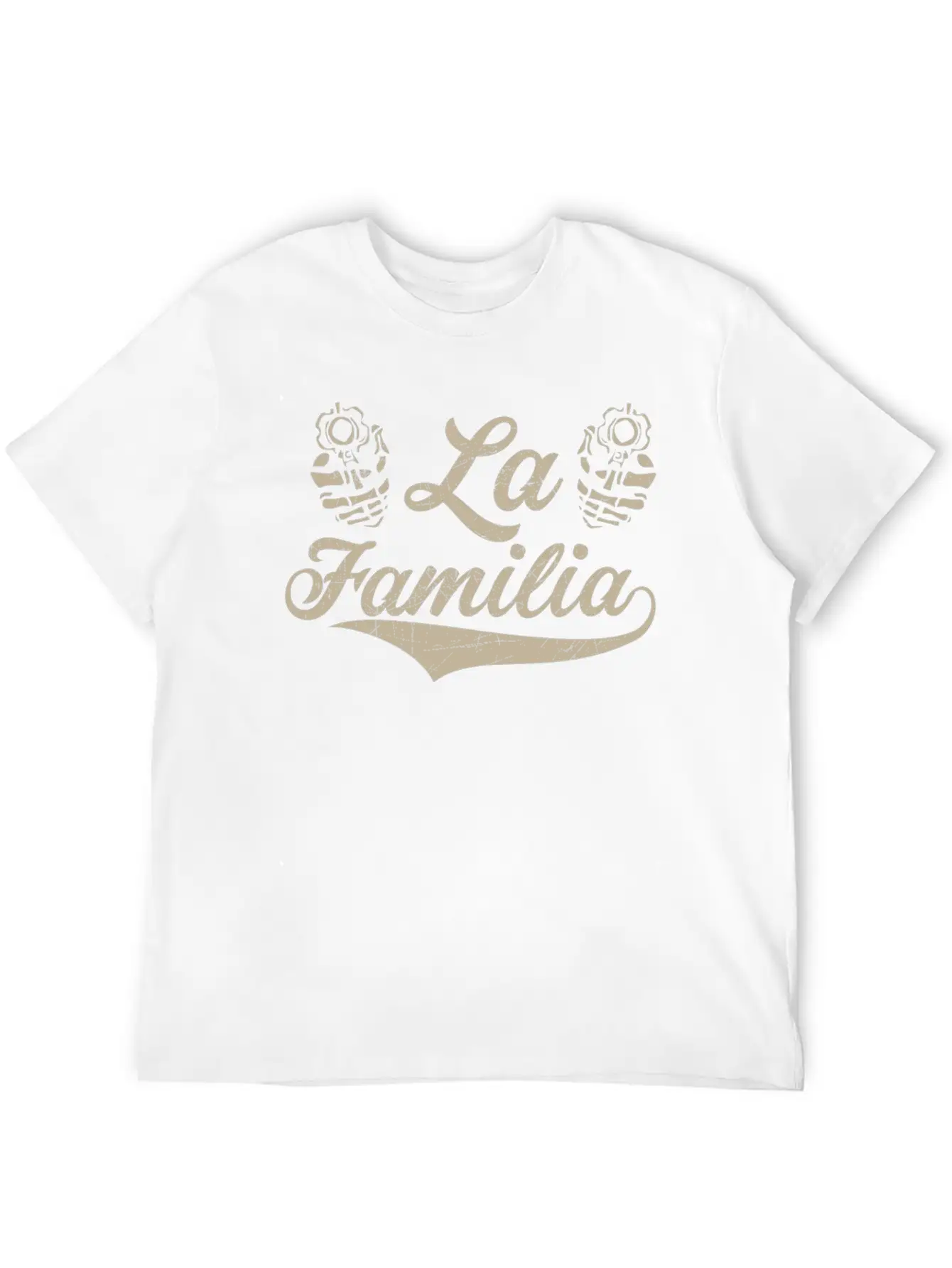 LA FAMILIA Unisex Short Sleeve Soft Cotton T-Shirt – Casual Everyday Wear