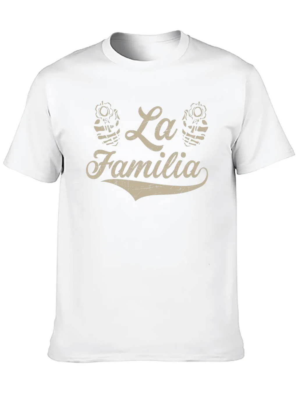 LA FAMILIA Unisex Short Sleeve Soft Cotton T-Shirt – Casual Everyday Wear