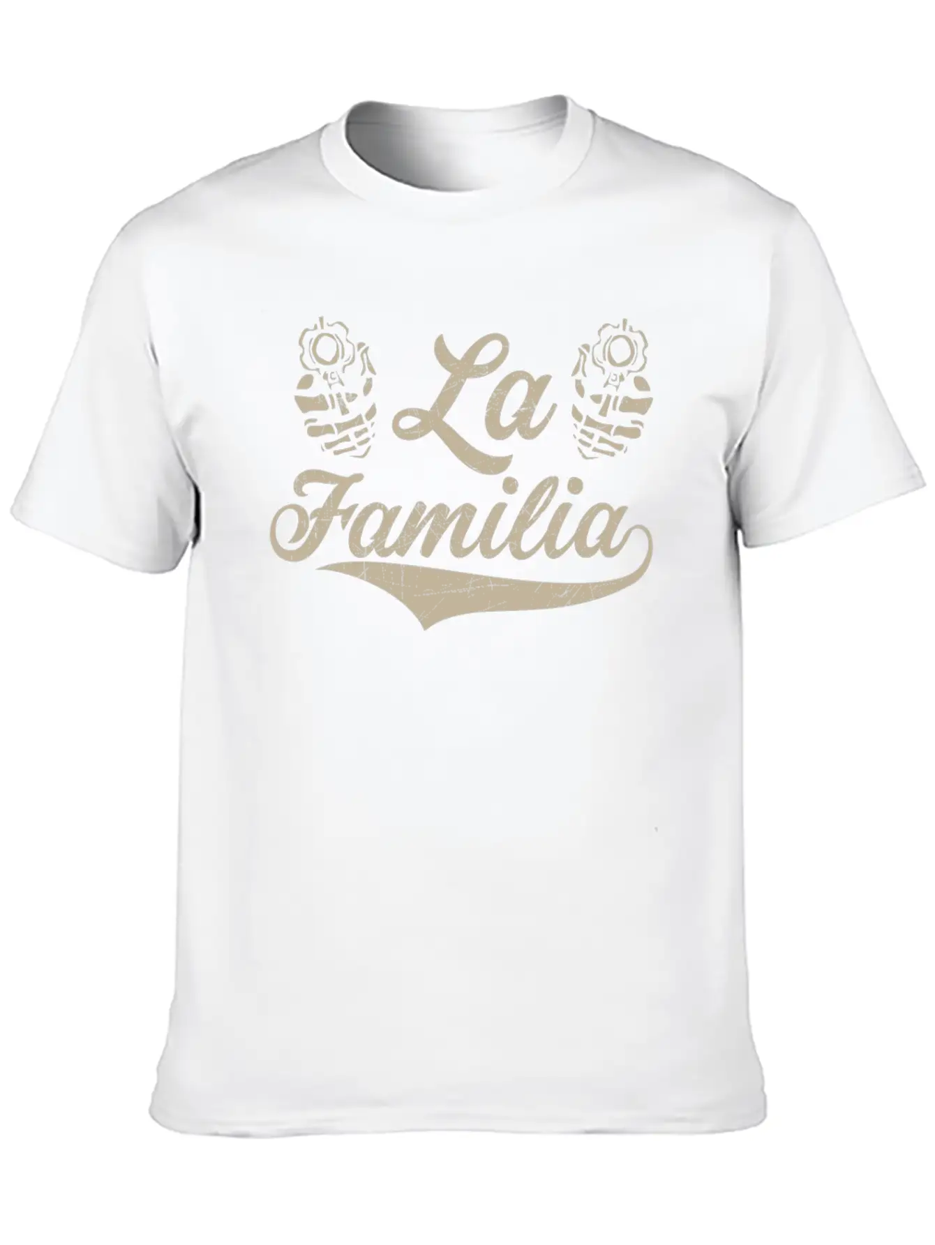 LA FAMILIA Unisex Short Sleeve Soft Cotton T-Shirt – Casual Everyday Wear