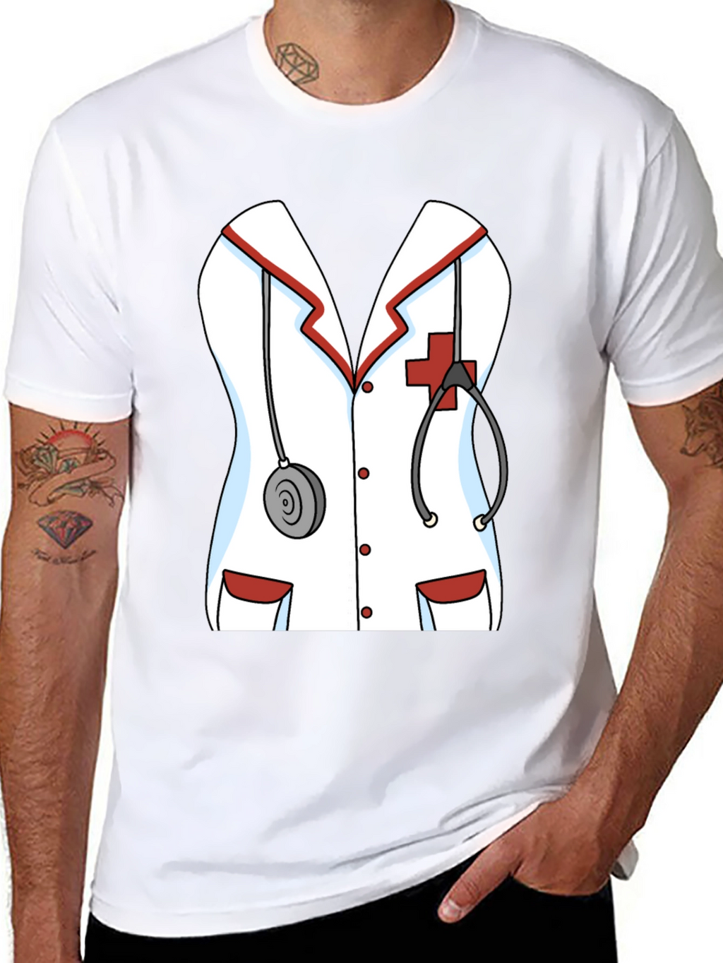 Novelty Nurse Costume T-Shirt