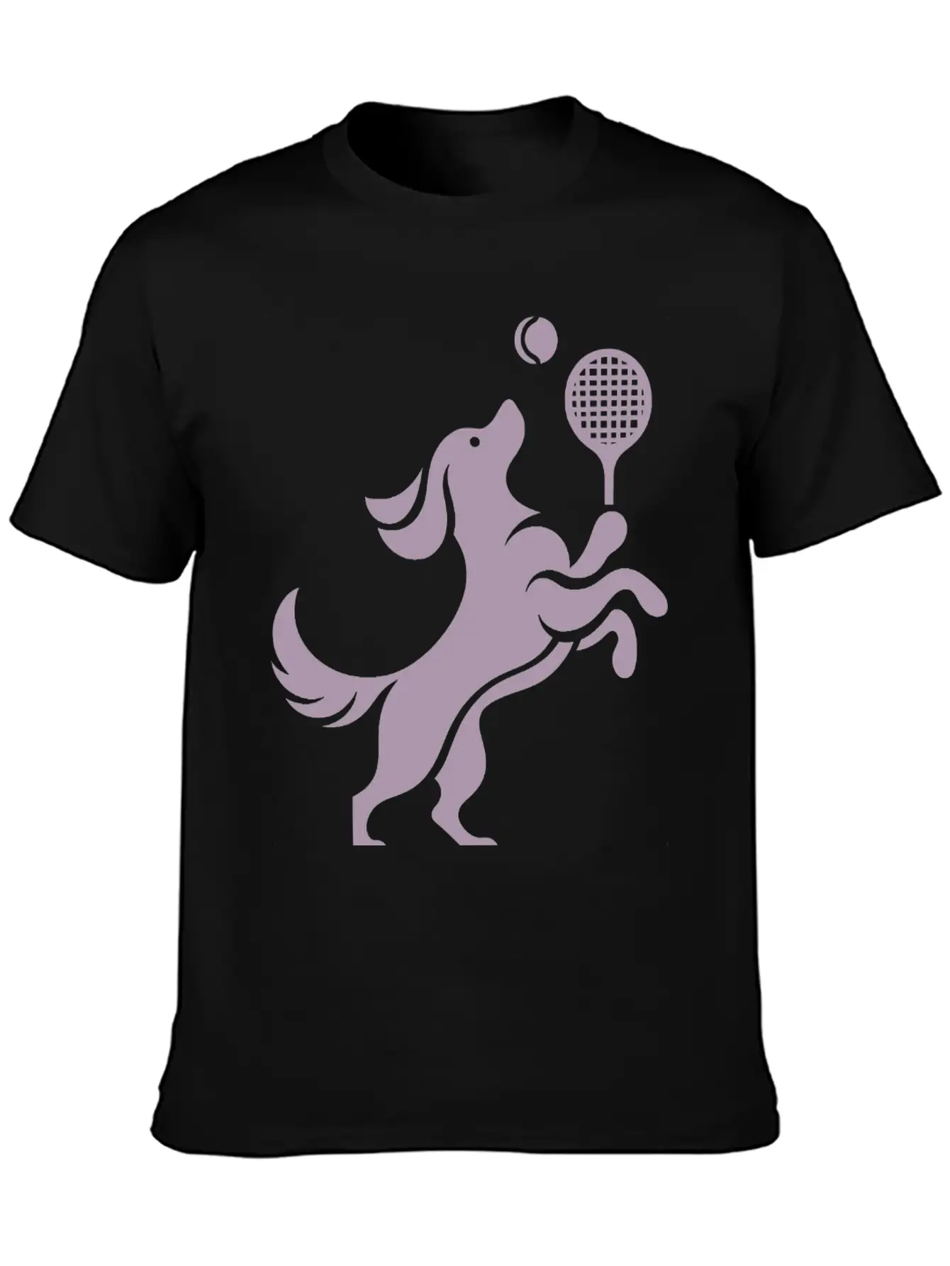 Labrador Dog Tennis Balance Silhouette Minimalist Unisex Casual T-Shirt – Clean Design For Daily Comfort