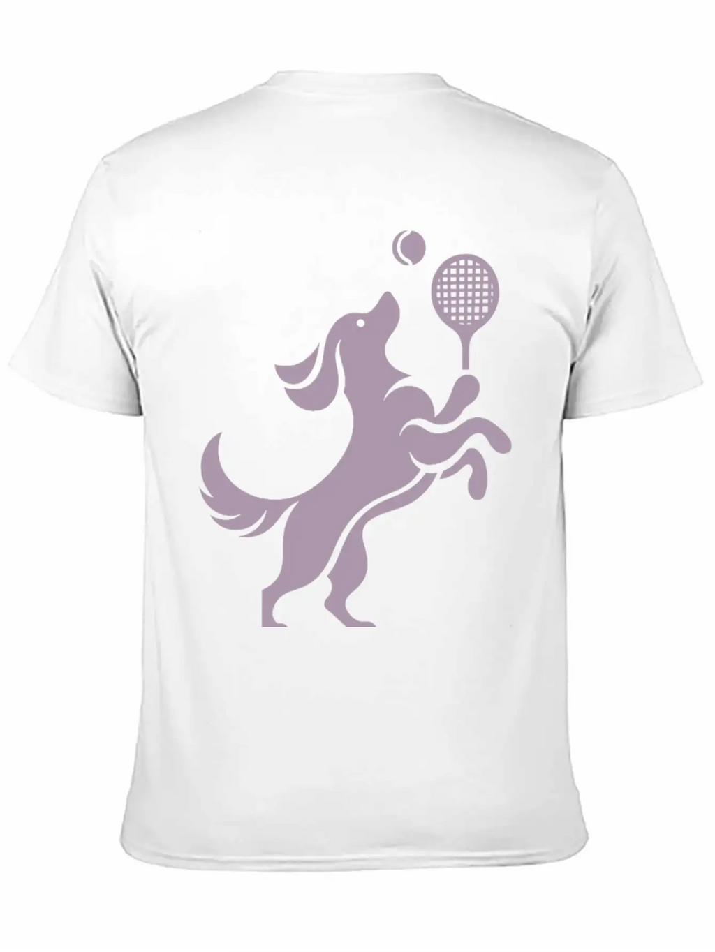 Labrador Dog Tennis Balance Silhouette Minimalist Unisex Casual T-Shirt – Clean Design For Daily Comfort