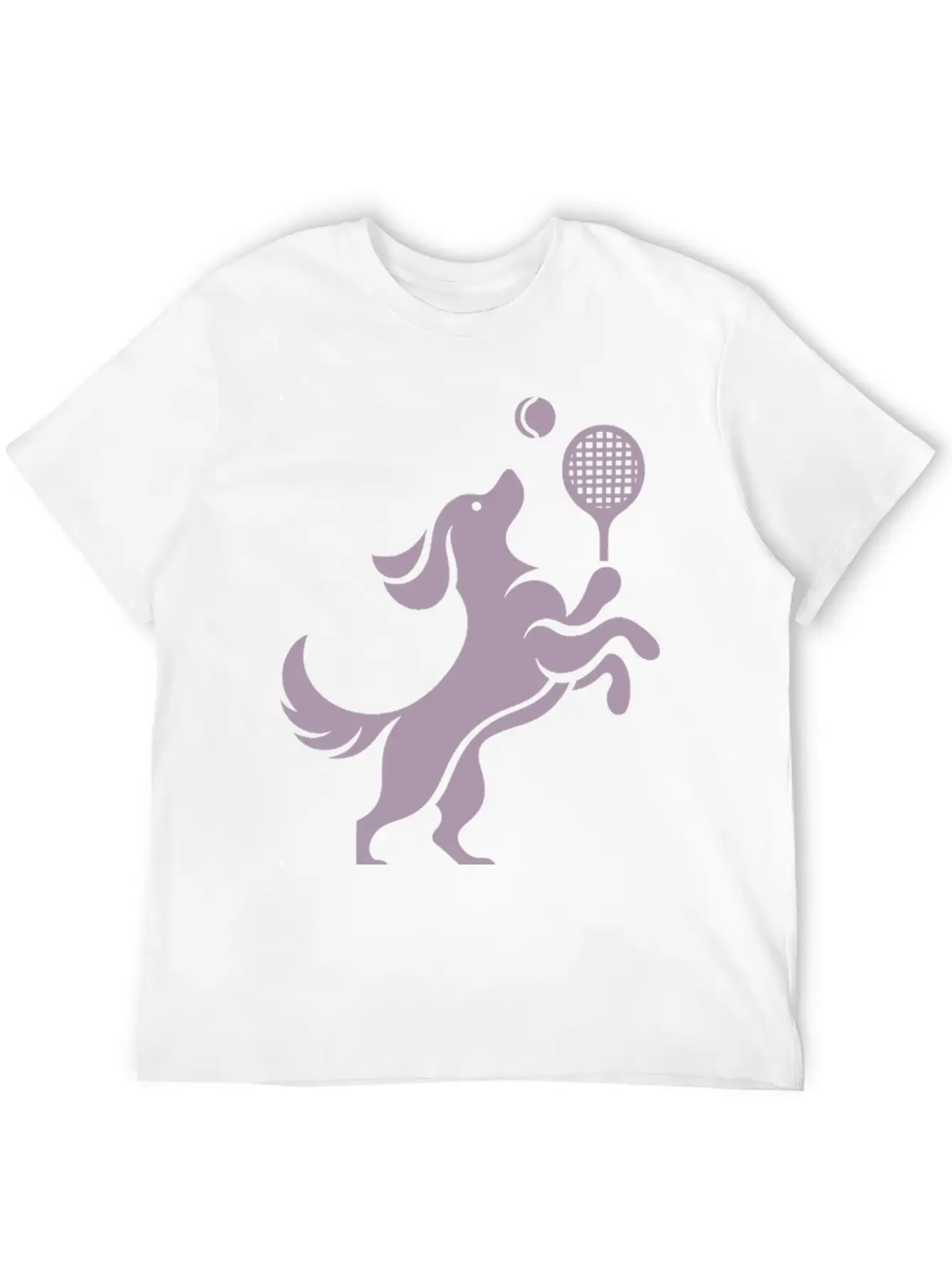 Labrador Dog Tennis Balance Silhouette Minimalist Unisex Casual T-Shirt – Clean Design For Daily Comfort