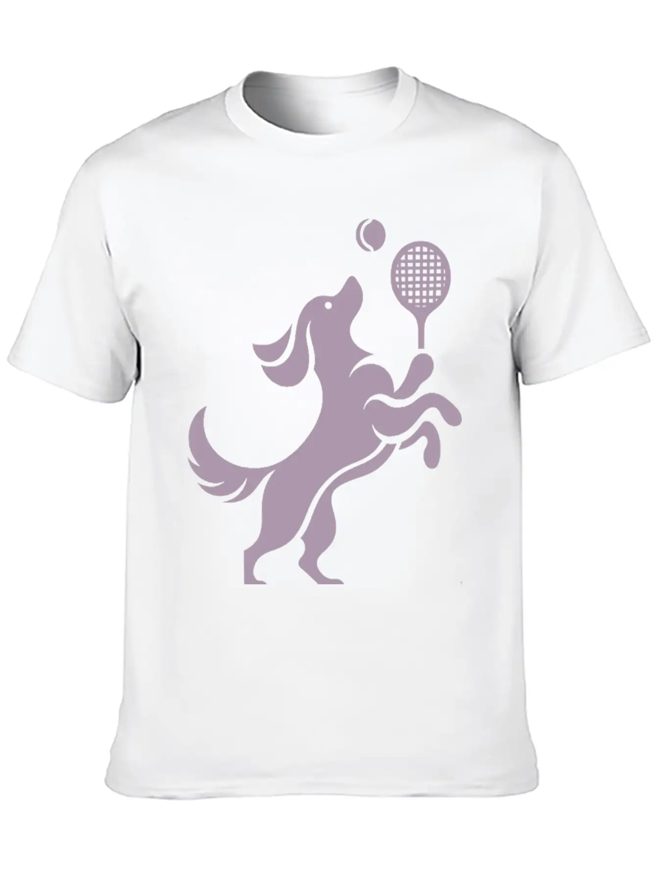 Labrador Dog Tennis Balance Silhouette Minimalist Unisex Casual T-Shirt – Clean Design For Daily Comfort