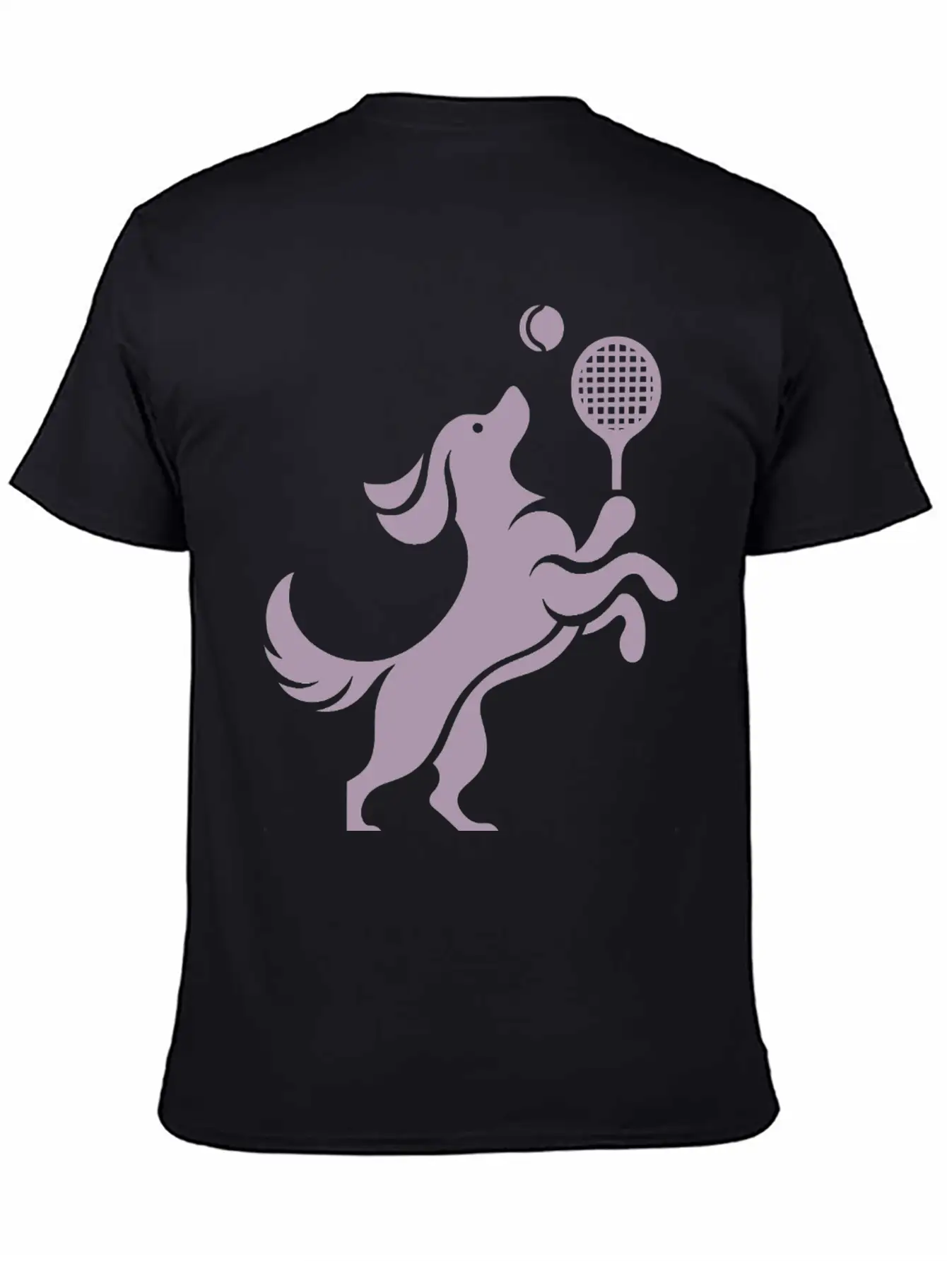 Labrador Dog Tennis Balance Silhouette Minimalist Unisex Casual T-Shirt – Clean Design For Daily Comfort