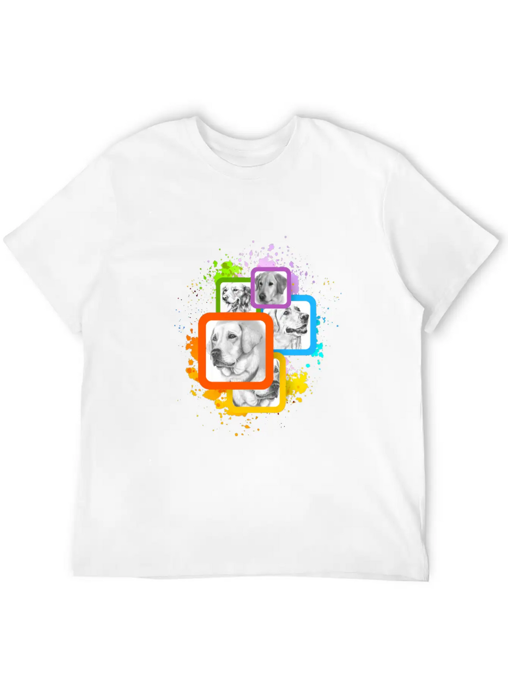 Labrador Overload Unisex Casual T-Shirt – Clean Design For Daily Comfort