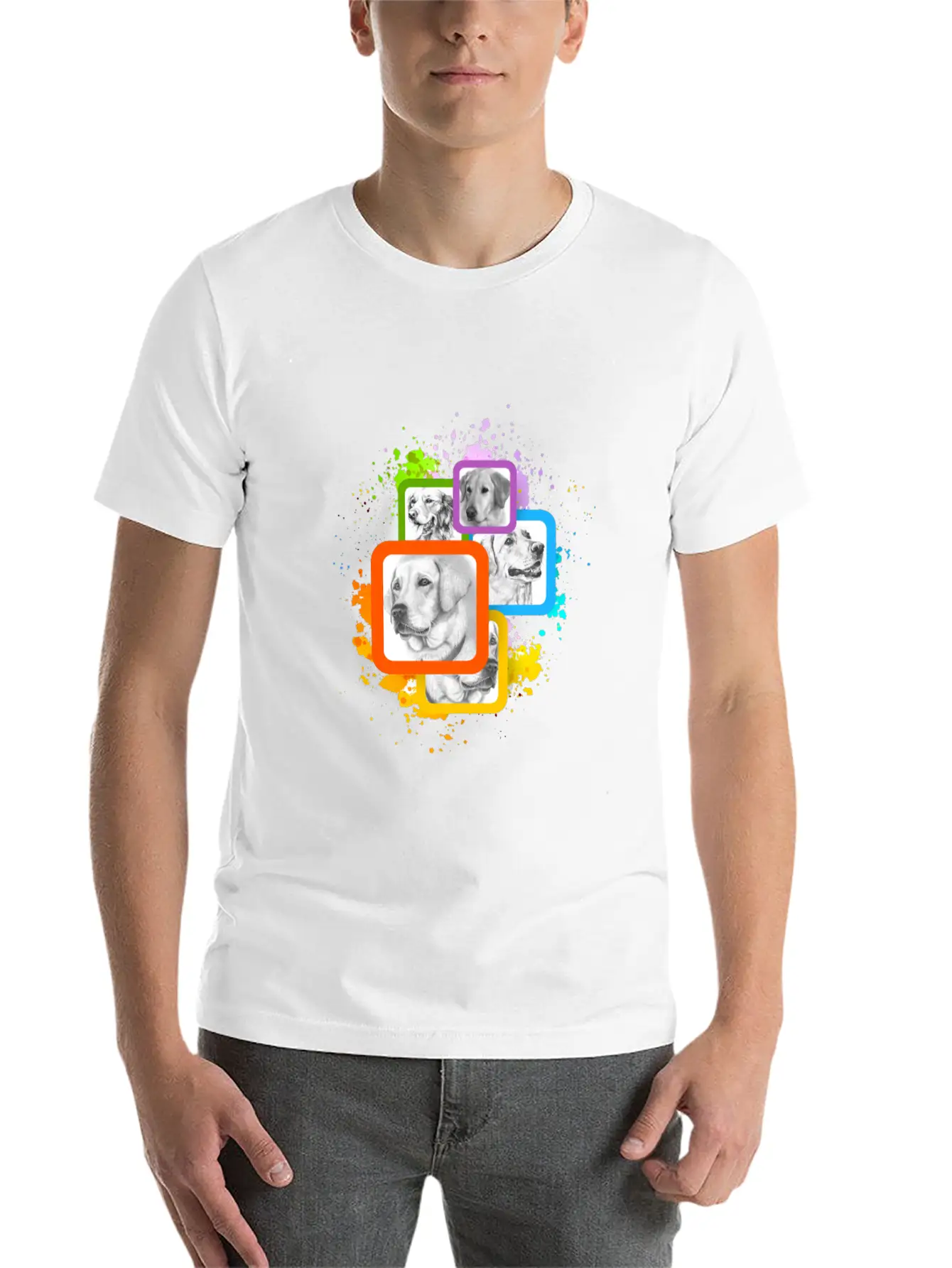 Labrador Overload Unisex Casual T-Shirt – Clean Design For Daily Comfort