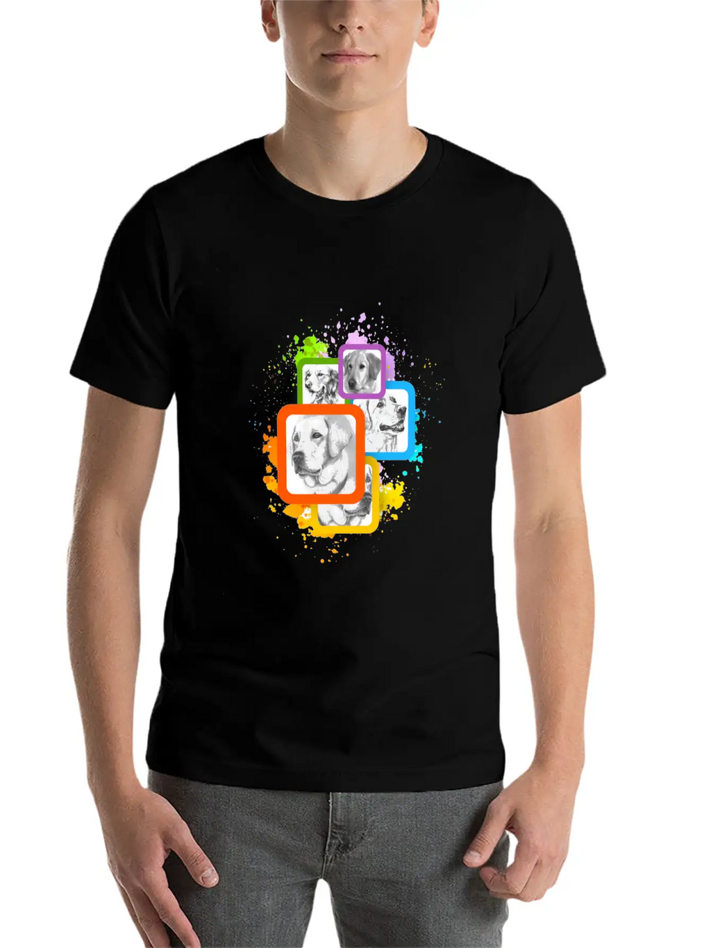 Labrador Overload Unisex Casual T-Shirt – Clean Design For Daily Comfort