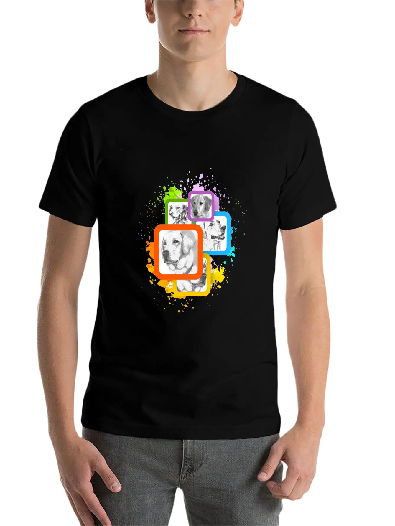 Labrador Overload Unisex Casual T-Shirt – Clean Design For Daily Comfort