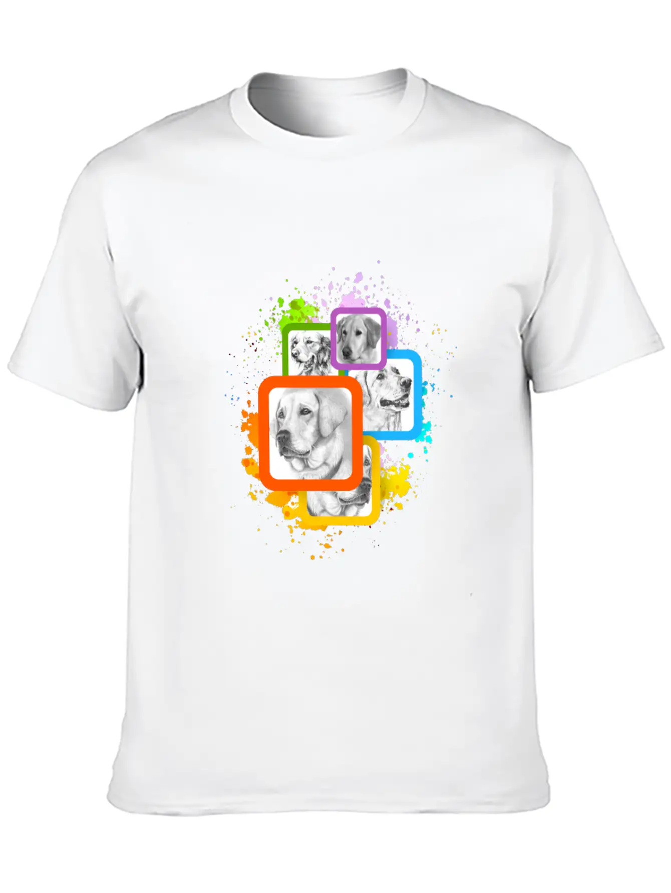 Labrador Overload Unisex Casual T-Shirt – Clean Design For Daily Comfort