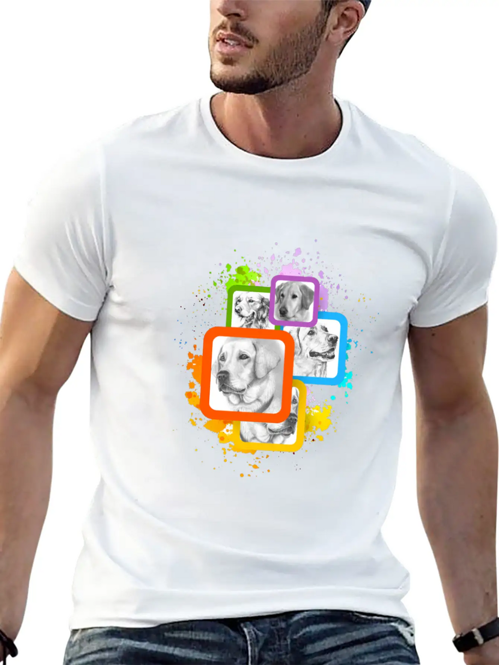 Labrador Overload Unisex Casual T-Shirt – Clean Design For Daily Comfort