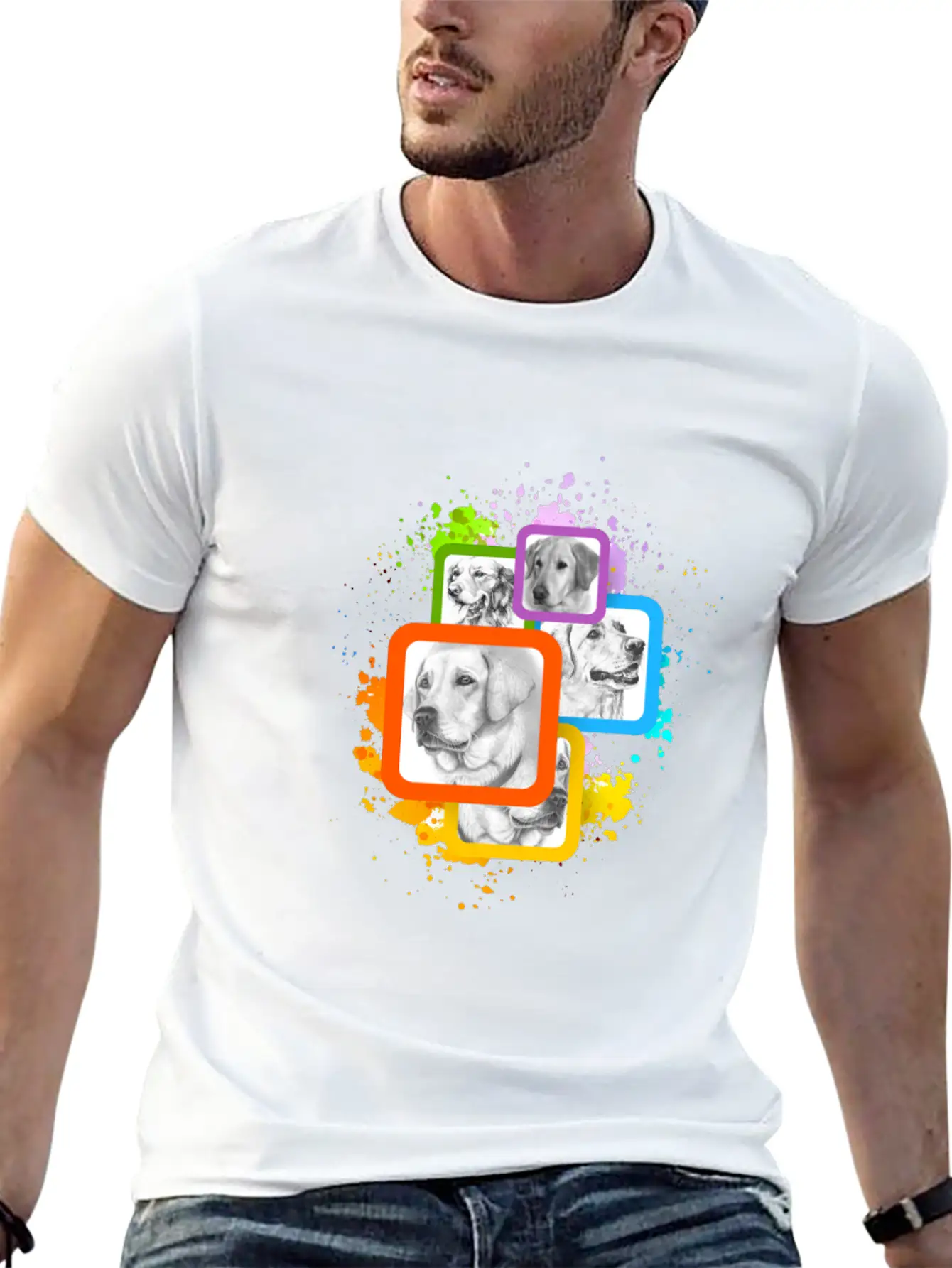 Labrador Overload Unisex Casual T-Shirt – Clean Design For Daily Comfort