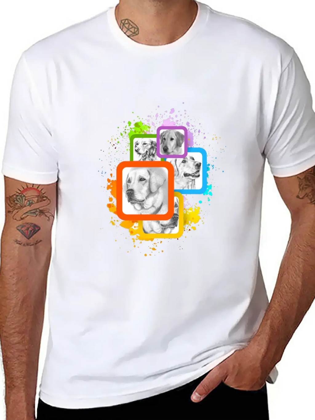 Labrador Overload Unisex Casual T-Shirt – Clean Design For Daily Comfort