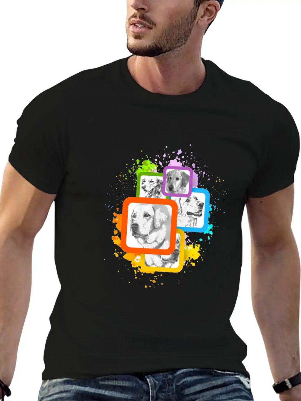 Labrador Overload Unisex Casual T-Shirt – Clean Design For Daily Comfort