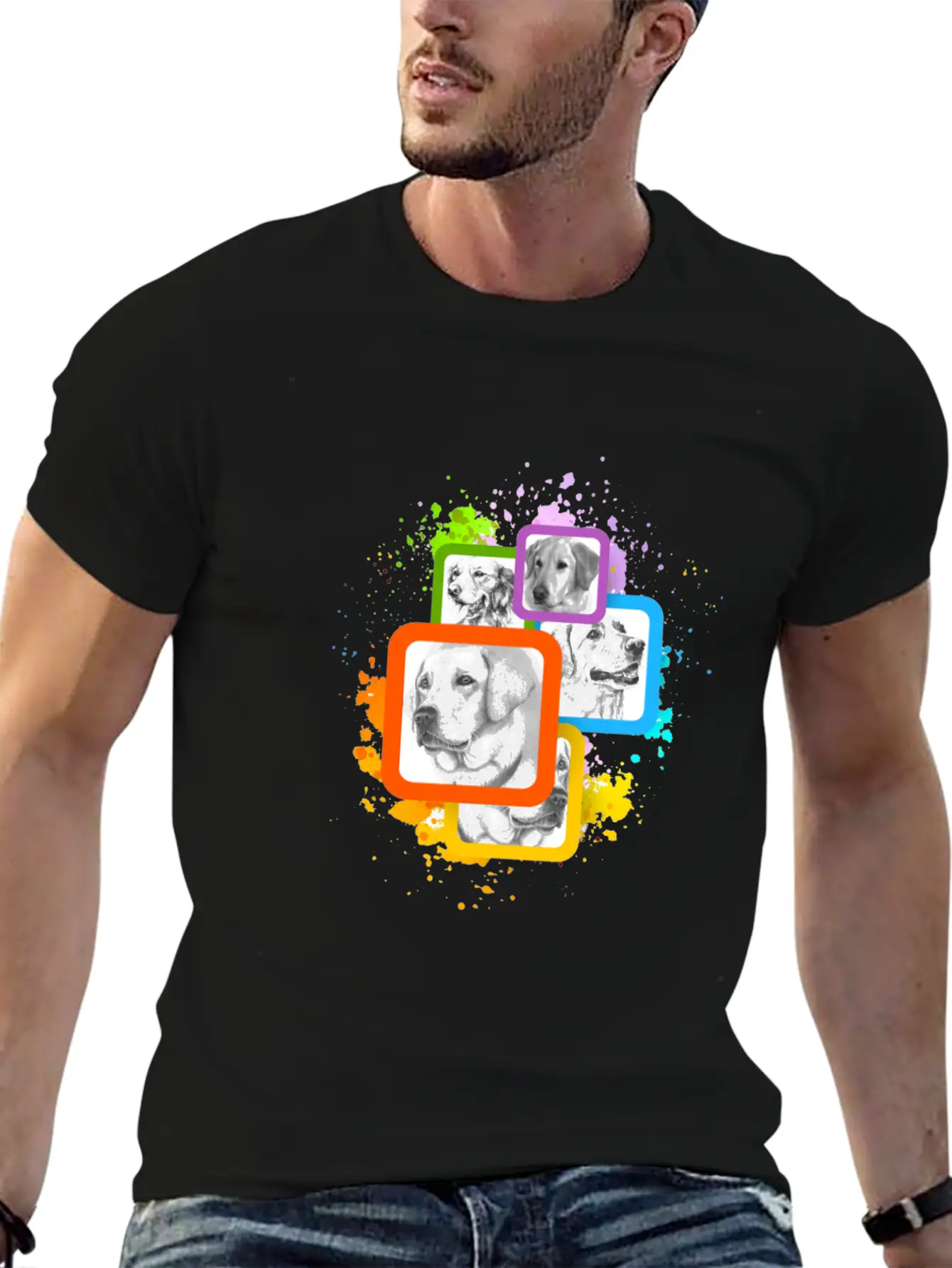 Labrador Overload Unisex Casual T-Shirt – Clean Design For Daily Comfort