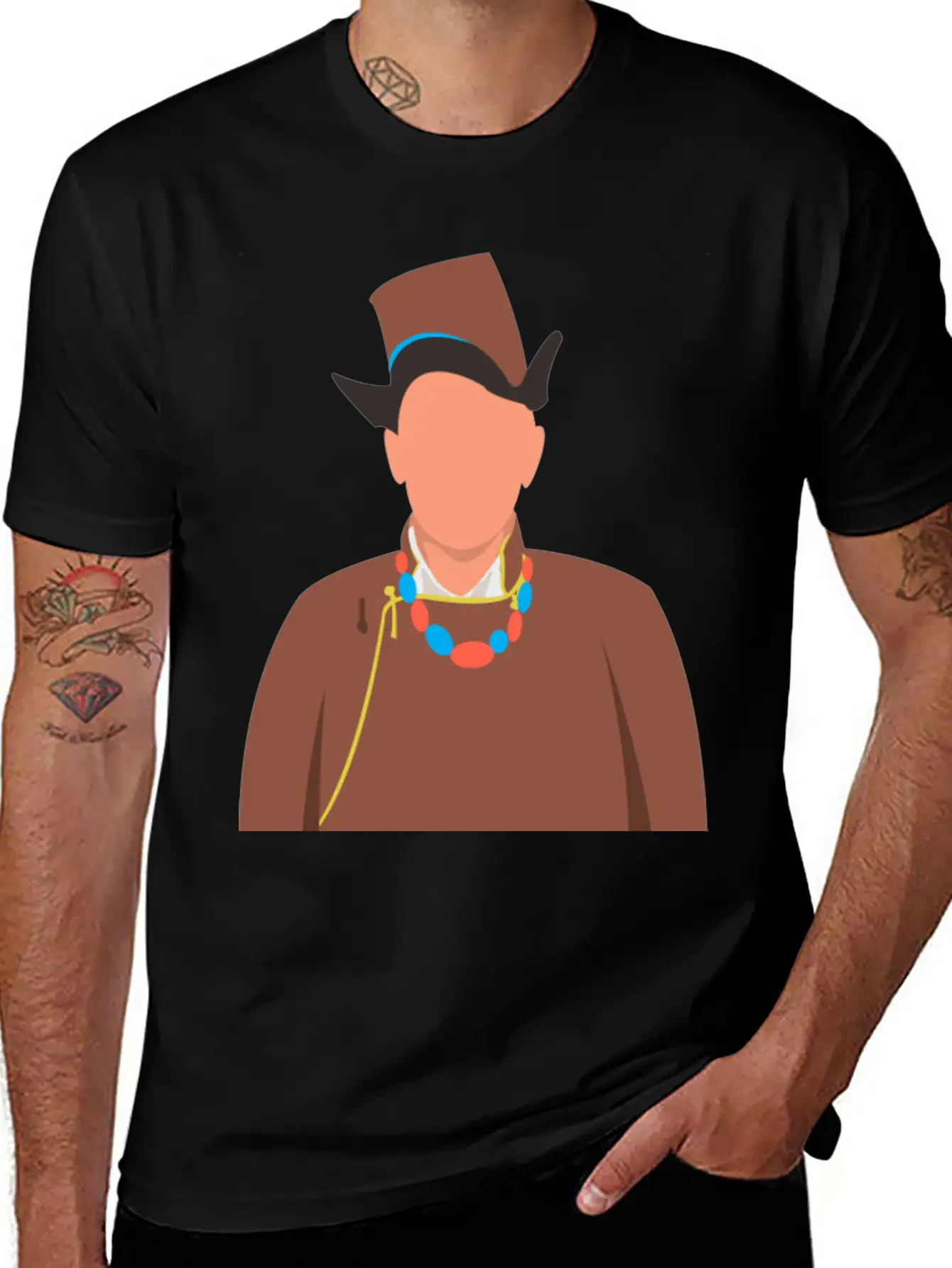 Ladakhi Boy Breathable Graphic T-Shirt – Perfect For Casual Days