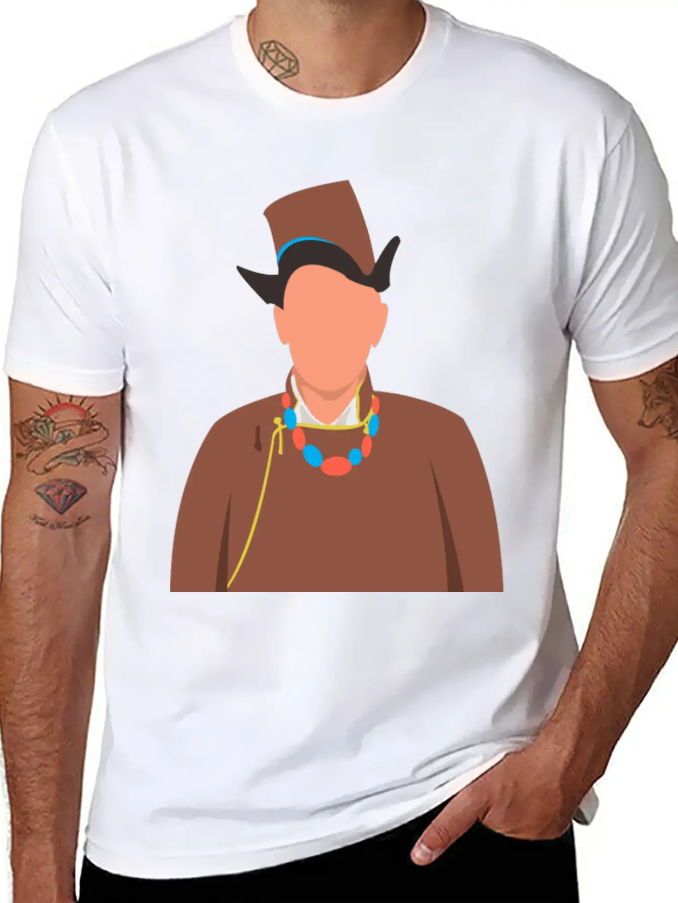 Ladakhi Boy Breathable Graphic T-Shirt – Perfect For Casual Days