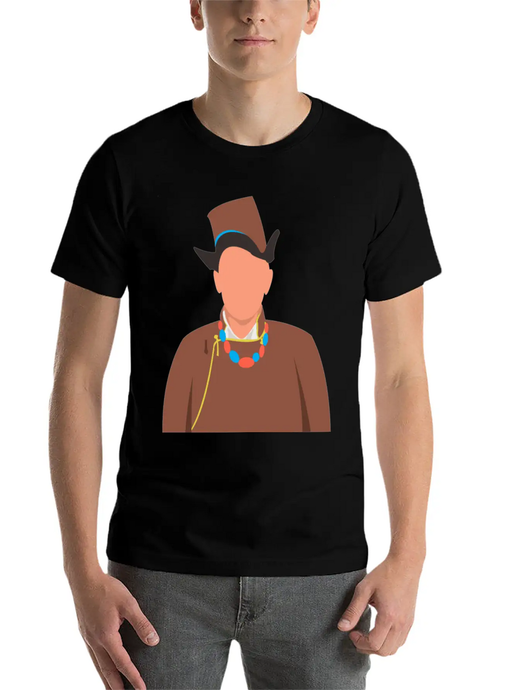 Ladakhi Boy Breathable Graphic T-Shirt – Perfect For Casual Days