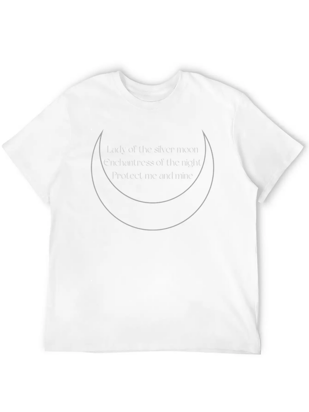 Lady Of The Silver Moon Essential Cotton Tee For Daily Outfits – Unisex Style