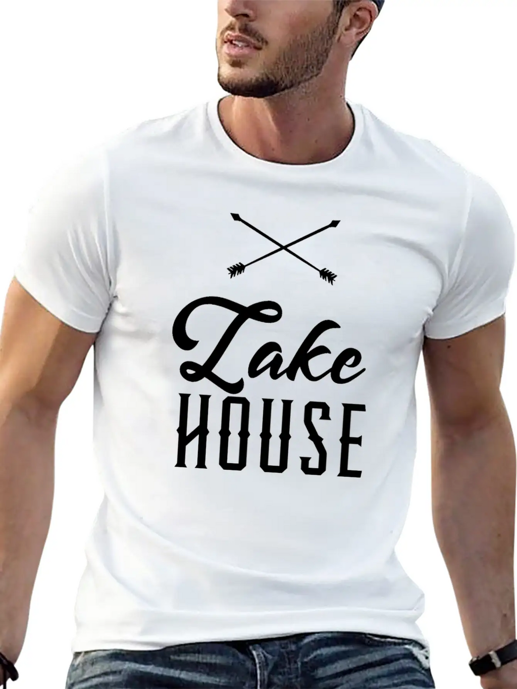 Lake House Arrows Lake House Classic Fit Graphic Tee For Daily Comfort – Unisex Cotton Shirt